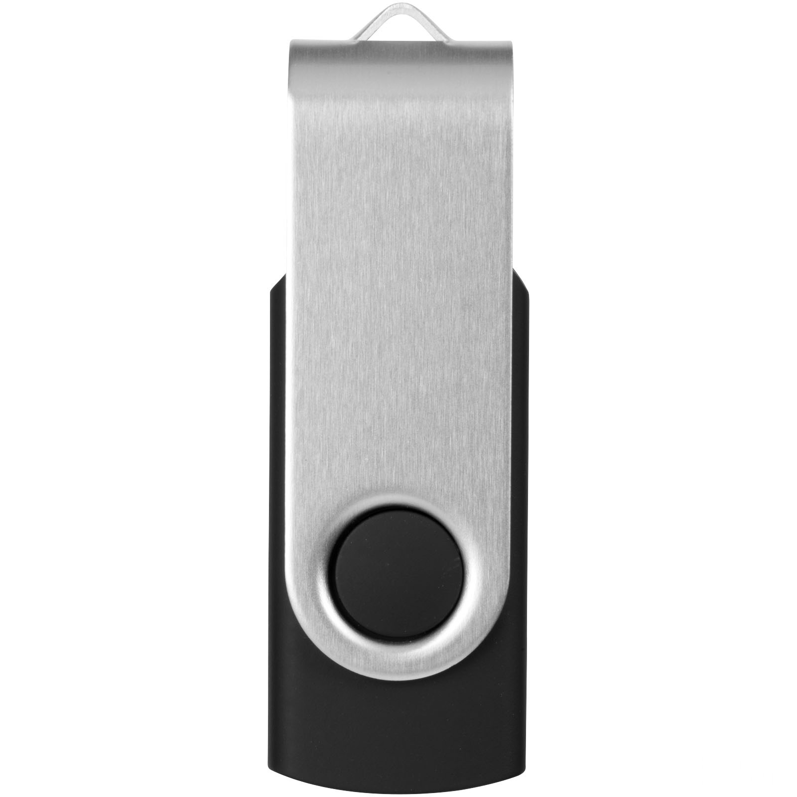 Rotate USB flash drive without key ring