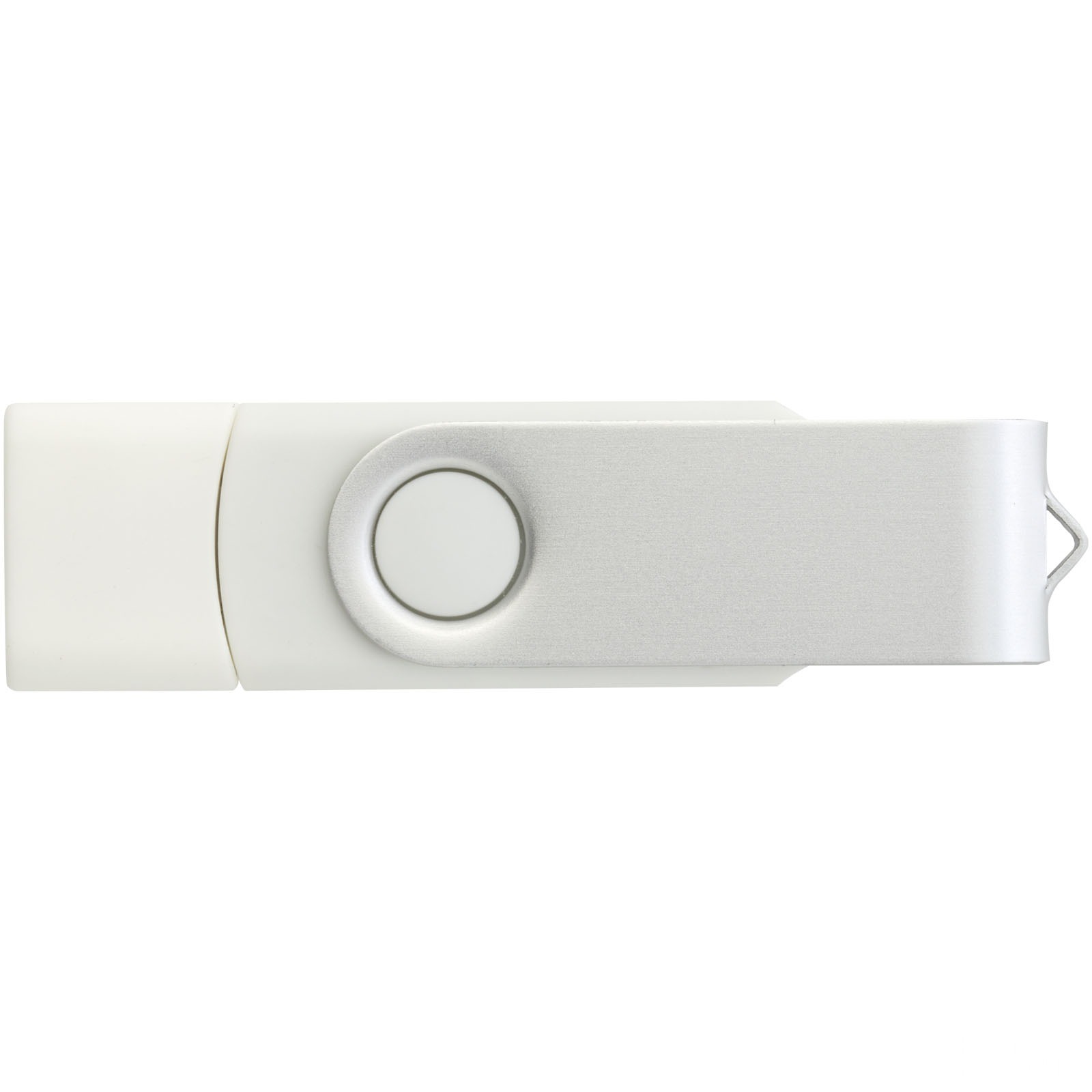 Roterende OTG med USB type-C - Vit, forside