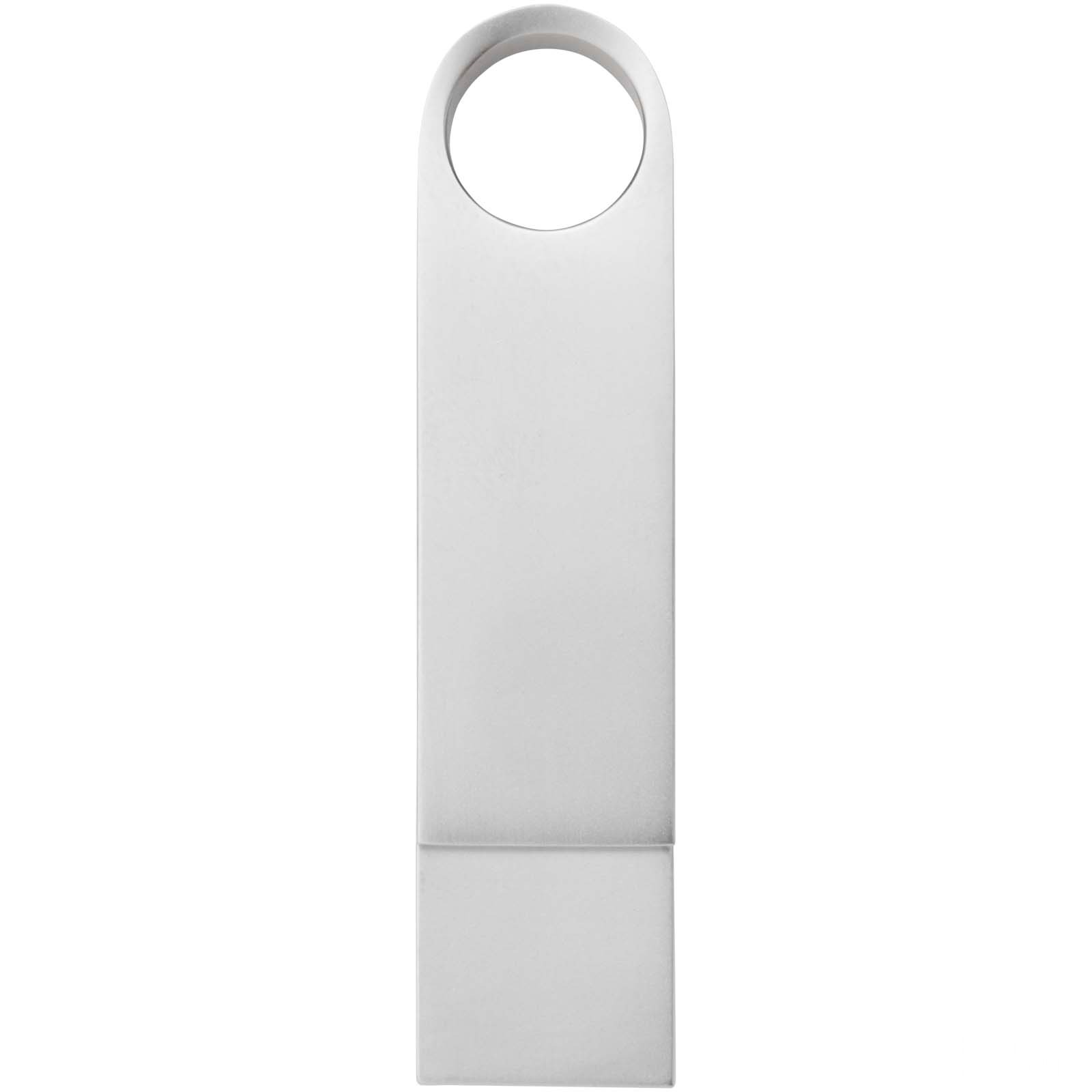 Rund USB type C 3.0 - Silver, forside