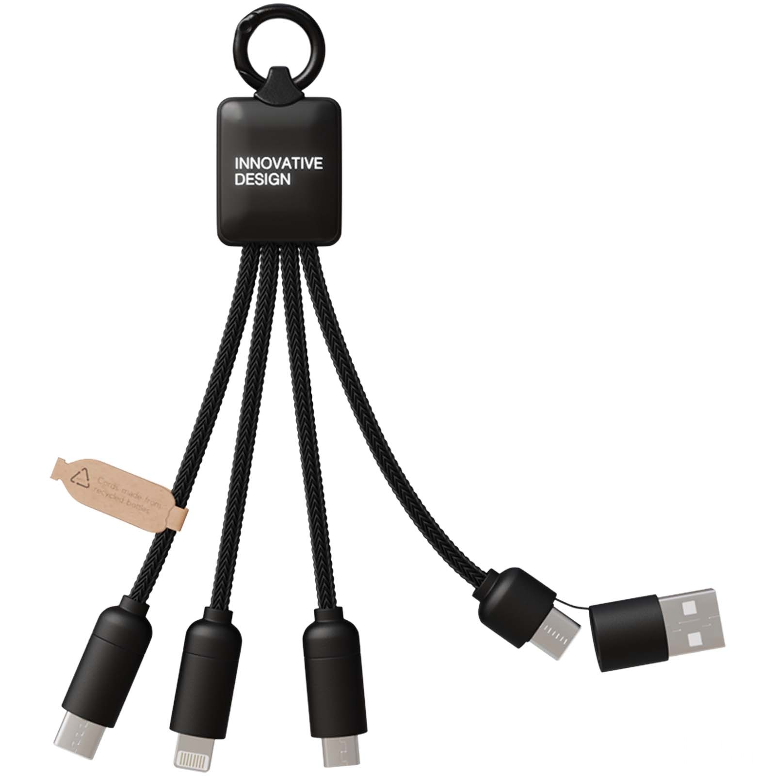 SCX.design C13 20 W 5-i-1-ladekabel med logo