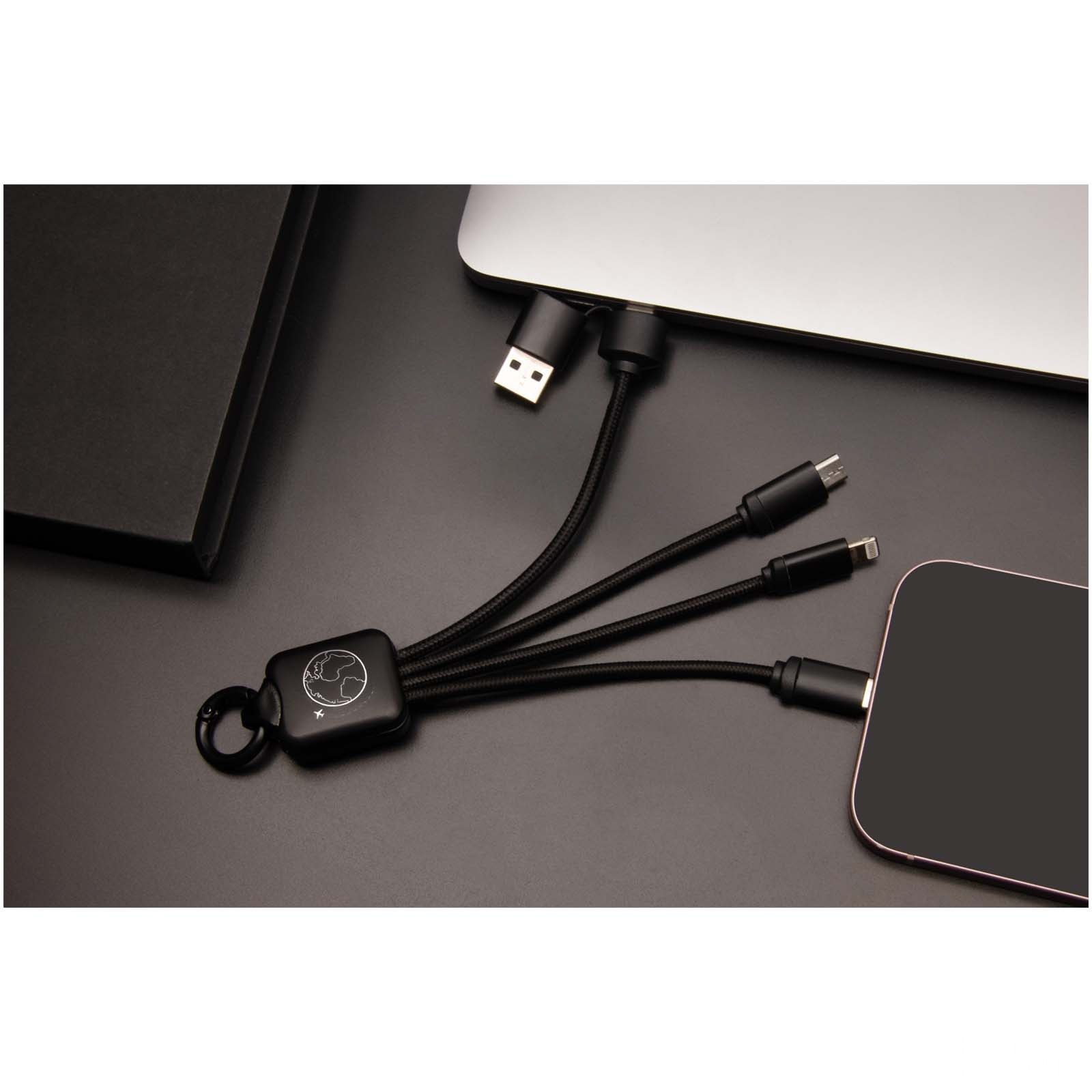 SCX.design C13 20 W 5-i-1-ladekabel med logo