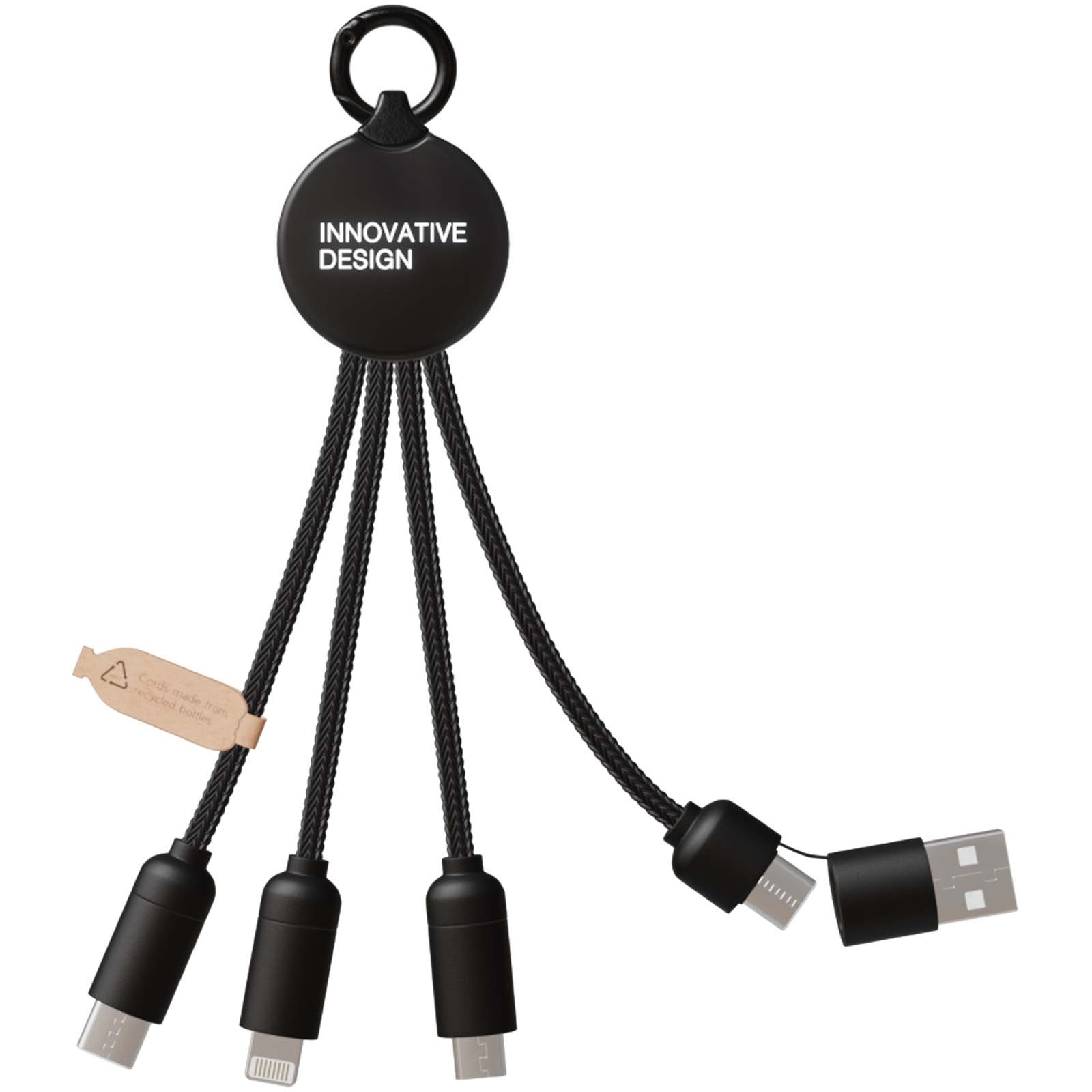 SCX.design C14 20 W 5-i-1-ladekabel med logo