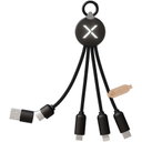 SCX.design C14 20 W 5-i-1-ladekabel med logo - bilde 1
