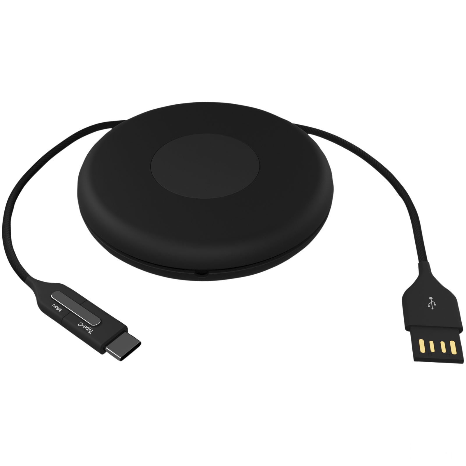 SCX.design C18 3-i-1 light-up reisekabel med logo