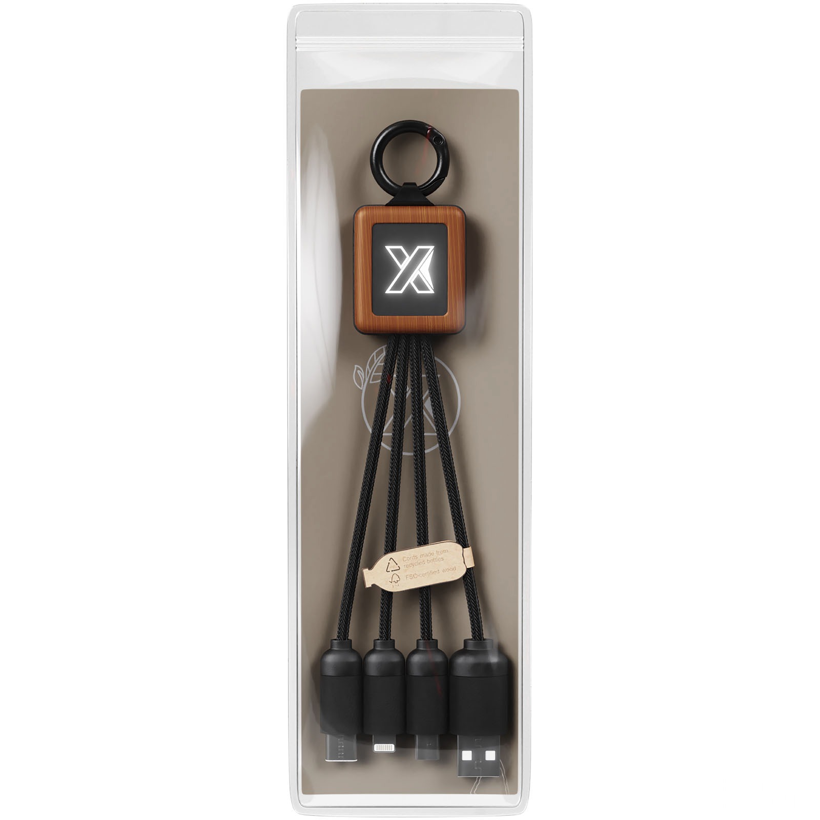 SCX.design C19 20 W lättanvänd kabel i trä