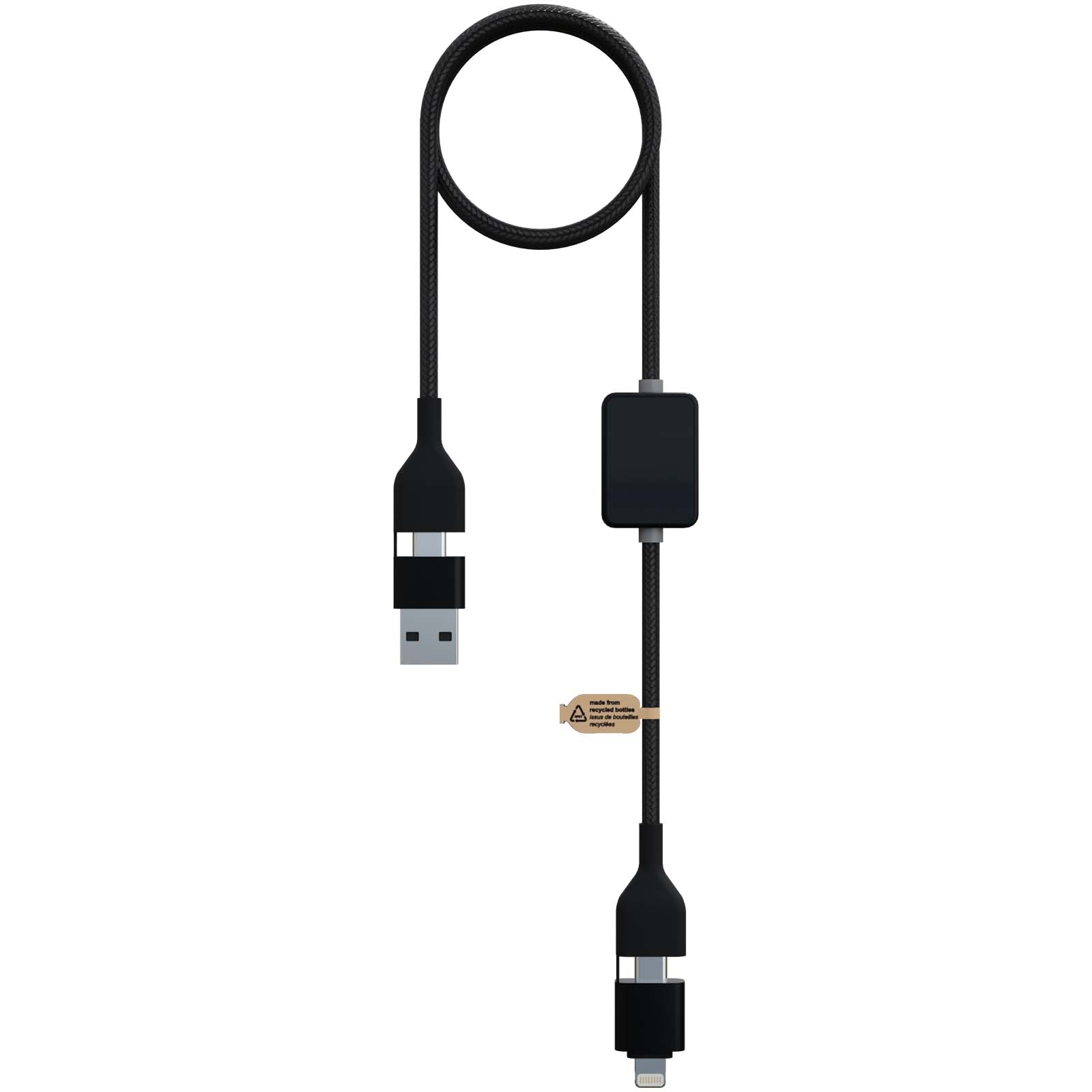 SCX.design C32 60 W ladekabel med strømbryter og opplyst logo