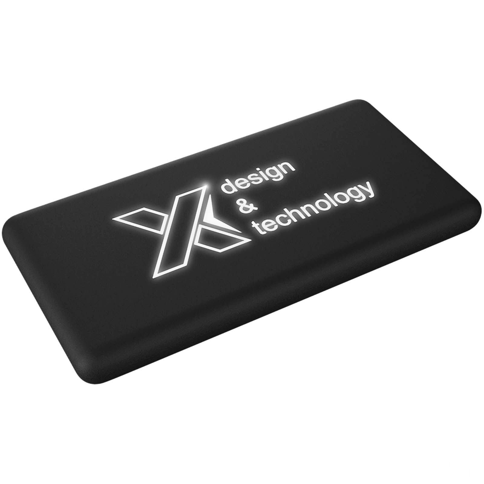 SCX.design P30 light-up 8000 mAh solcelledrevet powerbank med logo