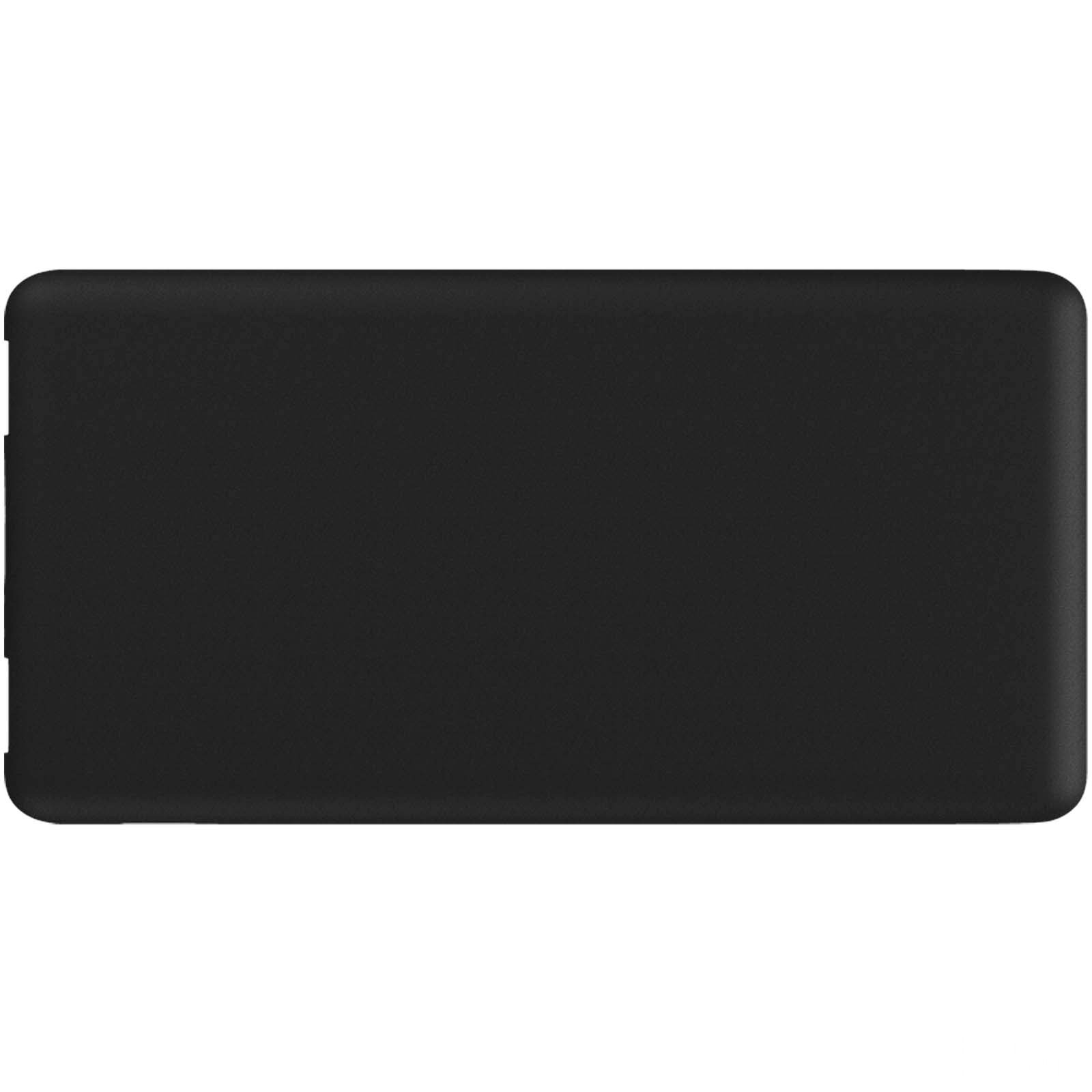 SCX.design P30 light-up 8000 mAh solcelledrevet powerbank med logo - Svart, forside