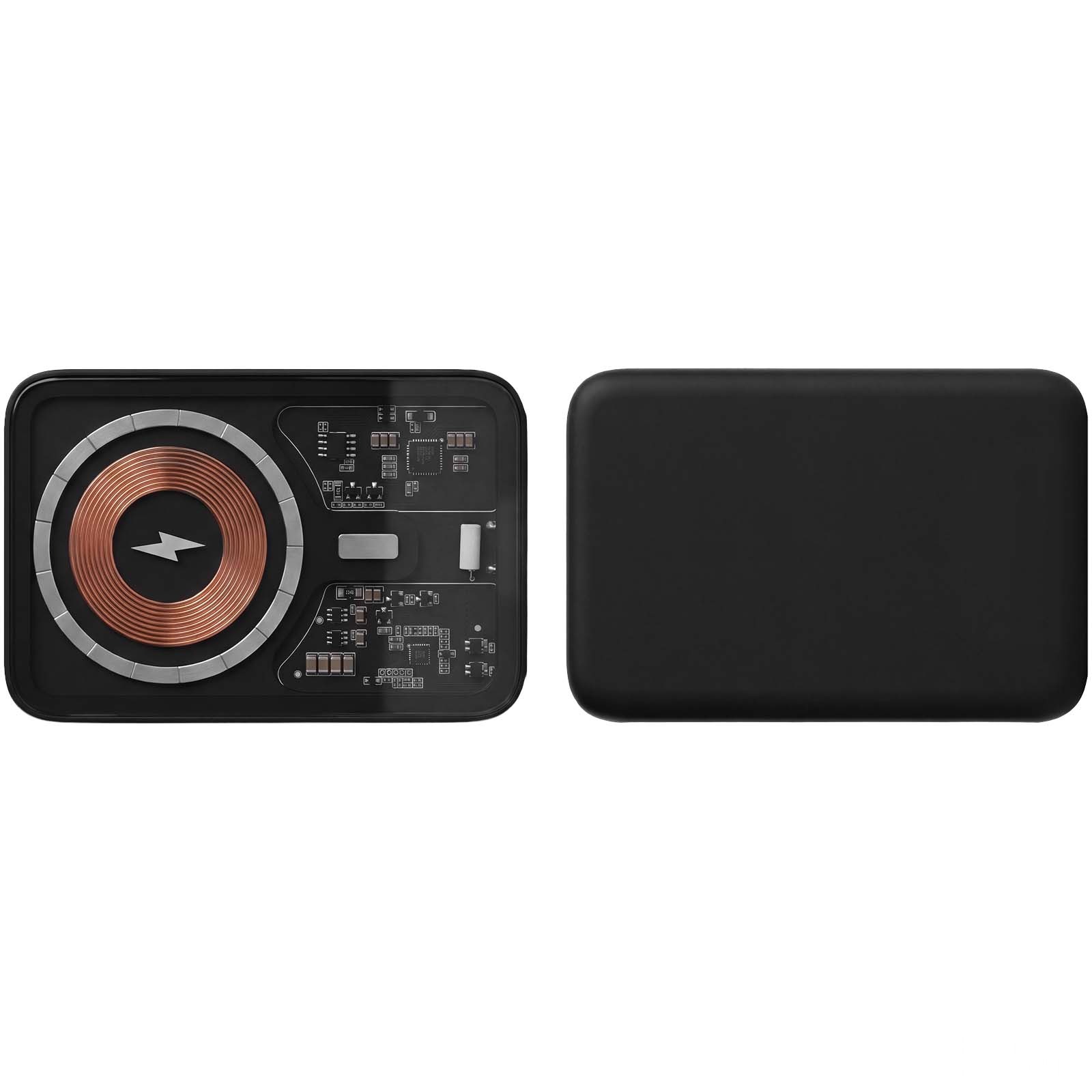 SCX.design P41 5000 mAh magnetic powerbank - Svart, framsida
