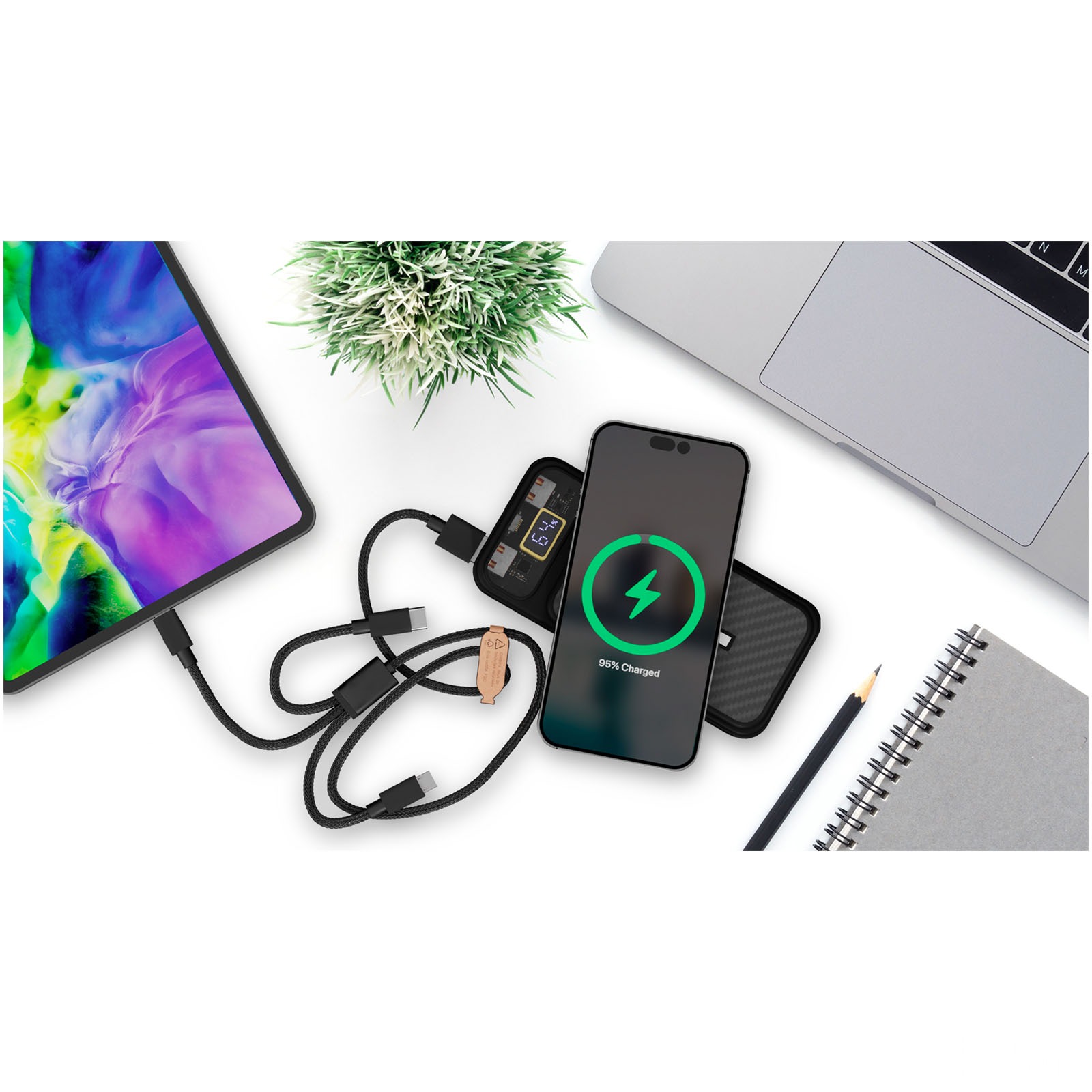 SCX.design P50 magnetisk powerbank på 20 000 mAh