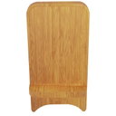 SCX.design W26 10 W wireless charging phone stand in wood with light-up logo - image 1