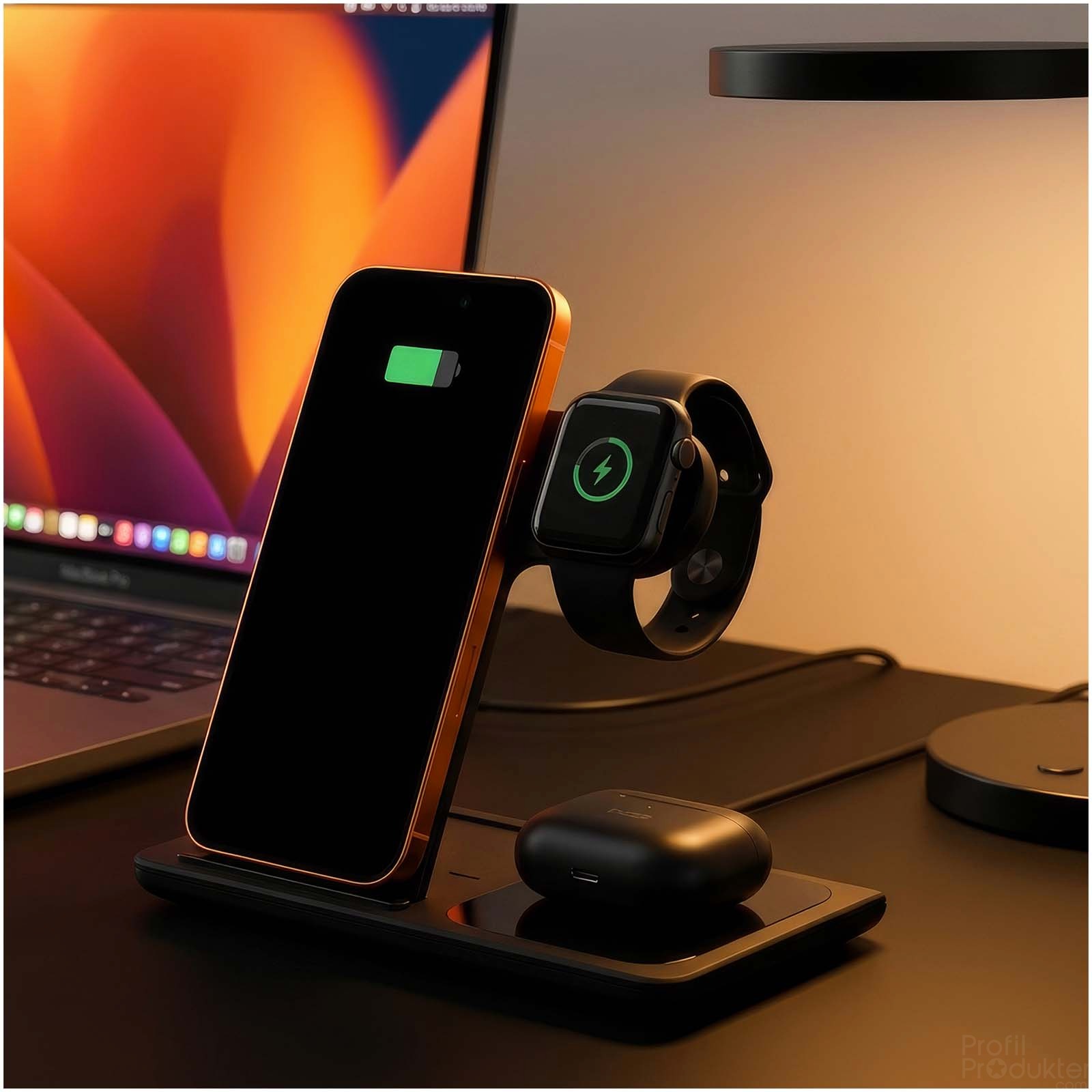 SCX.design W38 MagStand – trådlös laddningsstation 4-i-1