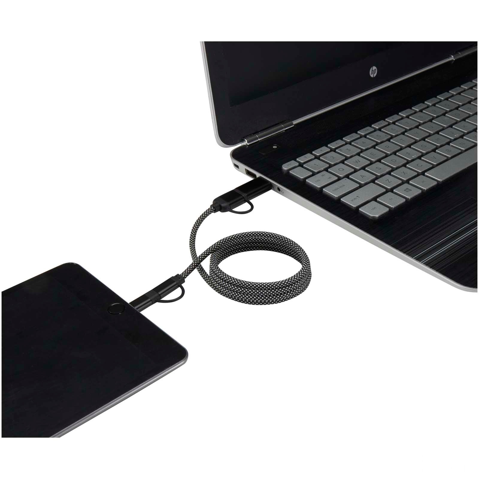 SMART 65 W 100 cm magnetisk 5-i-1-laddningskabel i RCS-återvunna material