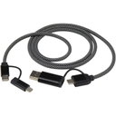 SMART 65 W 100 cm magnetisk 5-i-1-laddningskabel i RCS-återvunna material - bild 4