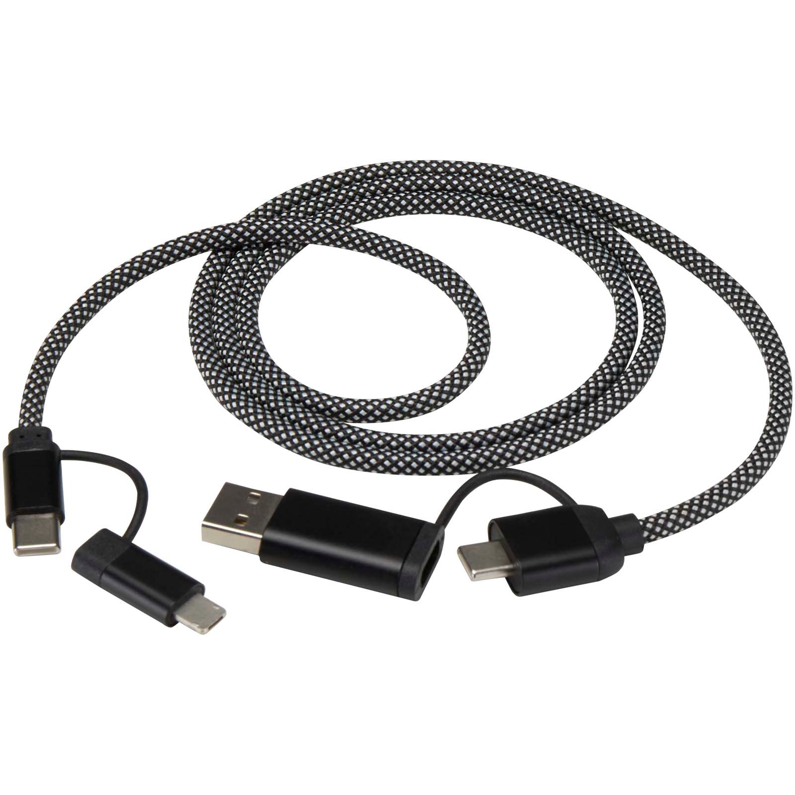 SMART 65 W 100 cm magnetisk 5-i-1-laddningskabel i RCS-återvunna material