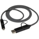 SMART 65 W 100 cm magnetisk 5-i-1-laddningskabel i RCS-återvunna material - bild 2