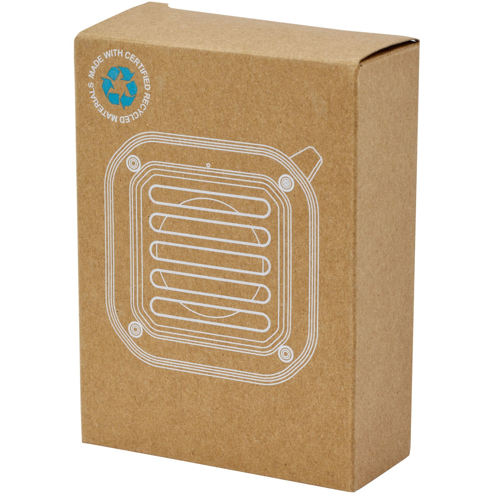 Solo soldriven Bluetooth®-högtalare med karbinhake på 3 W av IPX5 RCS-återvunnen plast 