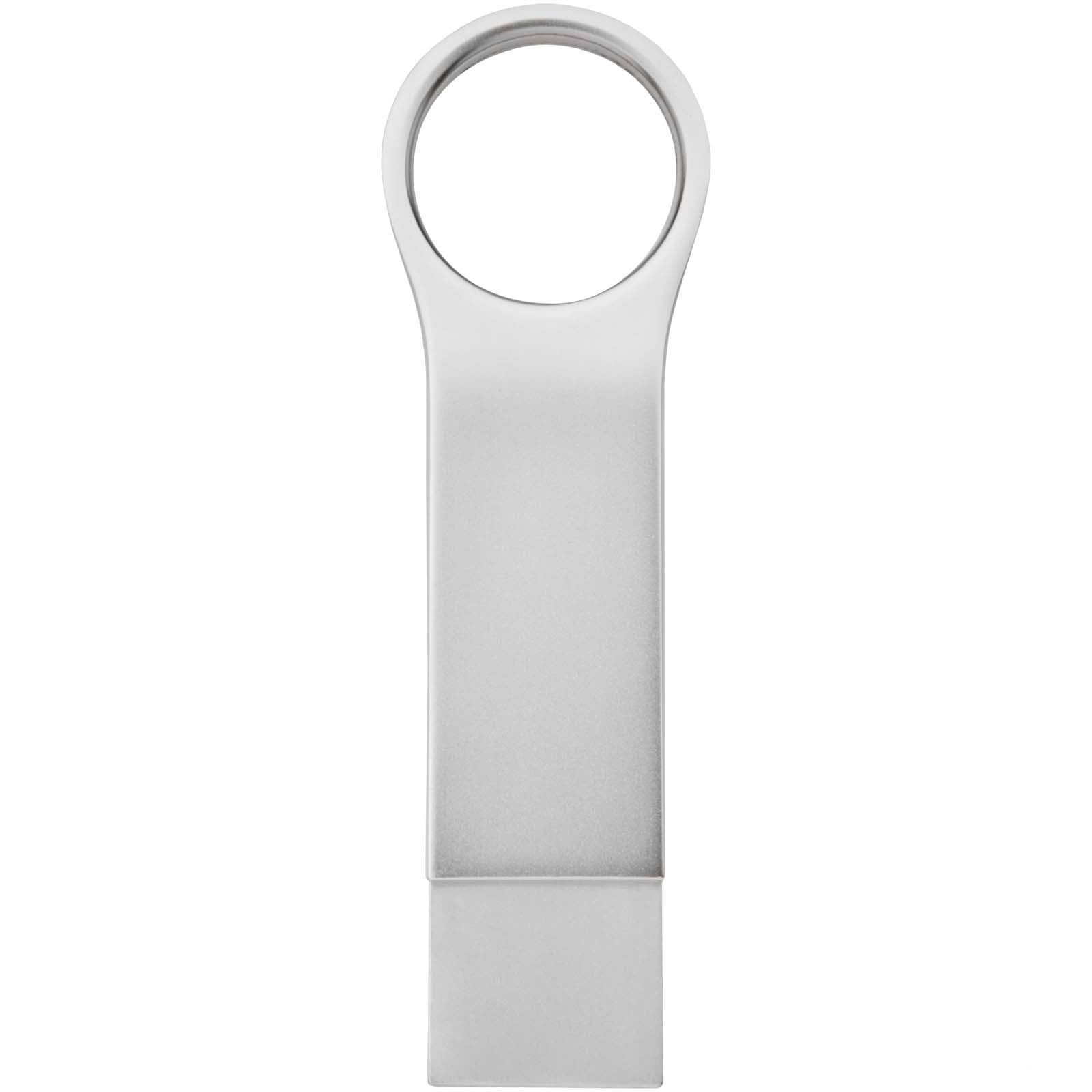 Stor rund USB type C 3.0 - Silver, forside