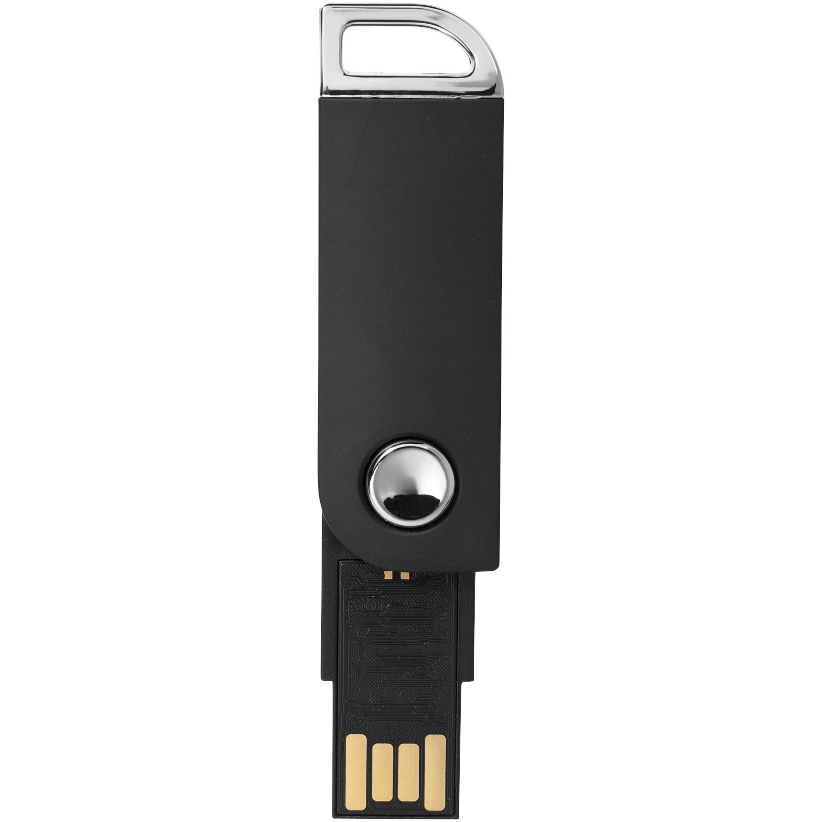 Swivel rectangular USB flash drive