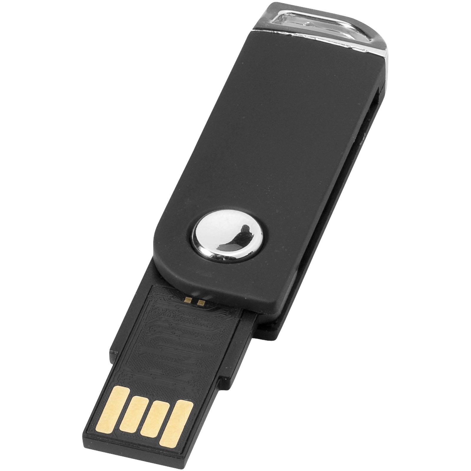 Swivel rectangular USB flash drive