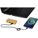 Tapas USB-hub av bambus med logo - bilde 5