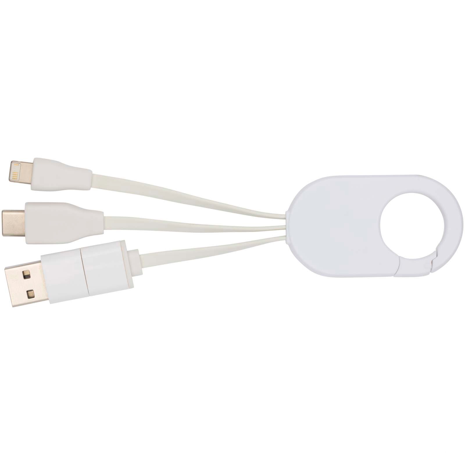 Troop 4-in-1 recycled plastic charging cable