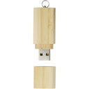 USB flash drive 3.0 in bamboo with key ring - image 1