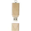USB flash drive 3.0 in wood with key ring - image 1