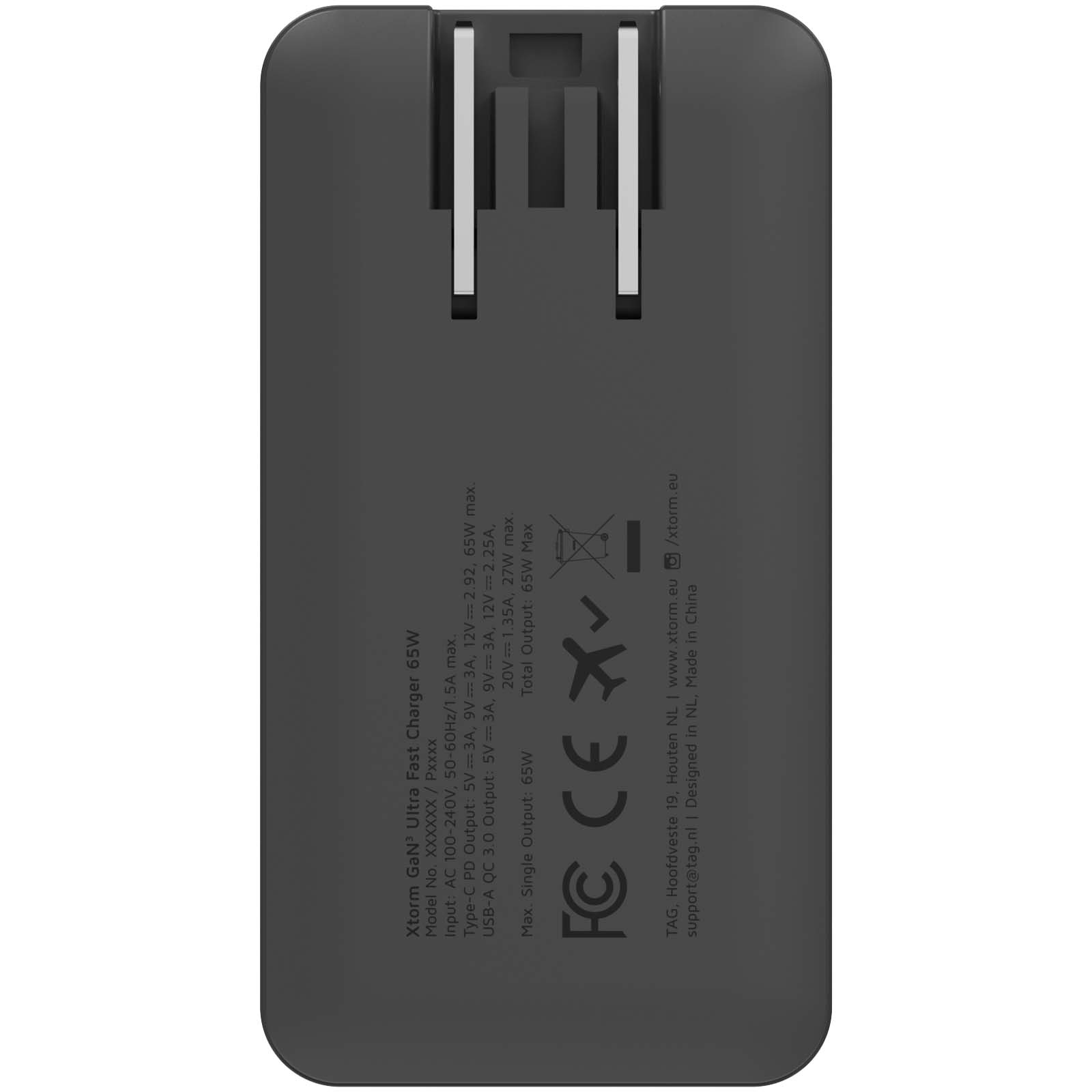 Xtorm 65W fast travel charger with cable and travel case set