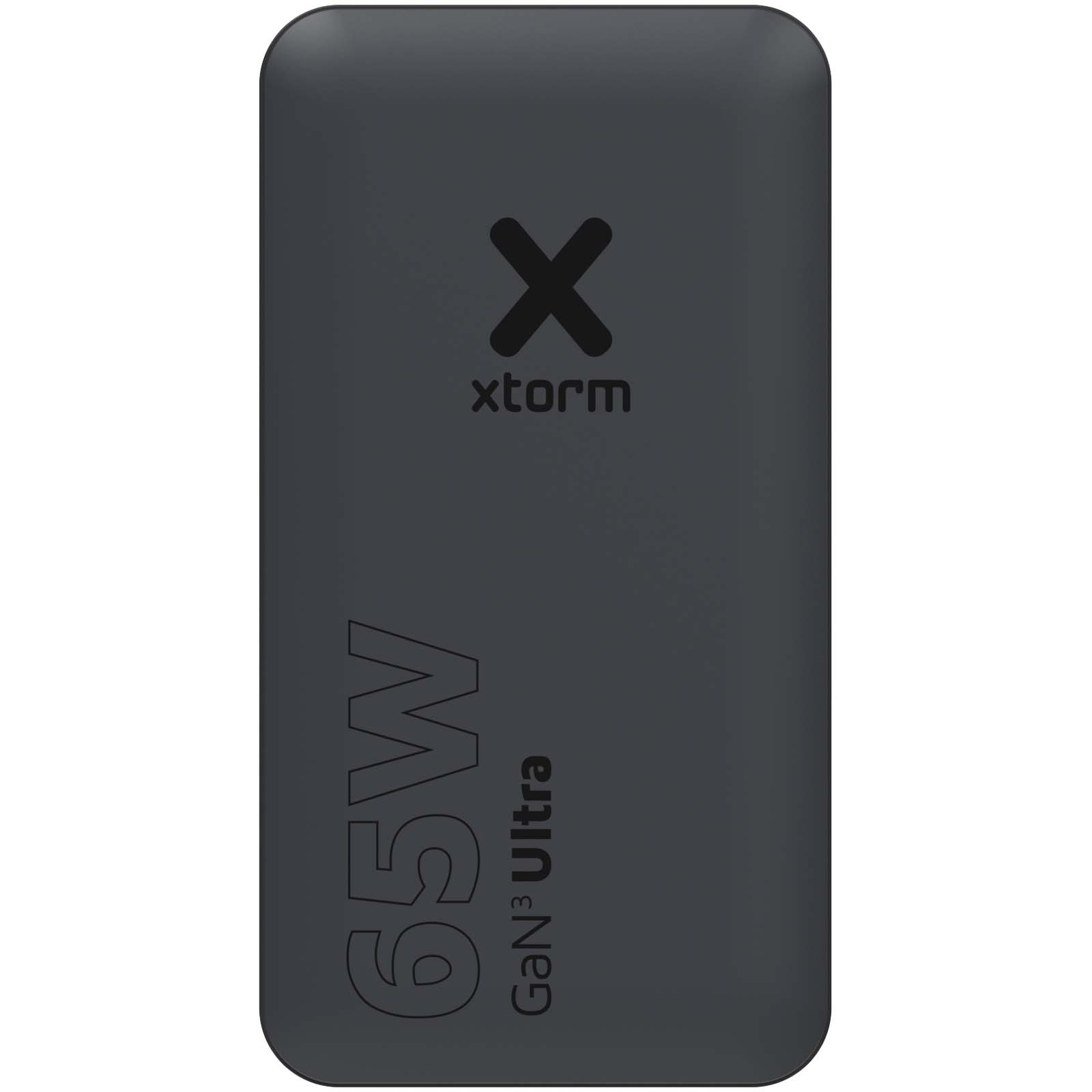 Xtorm 65 W hurtiglader-sett med kabel og reiseetui for reiser