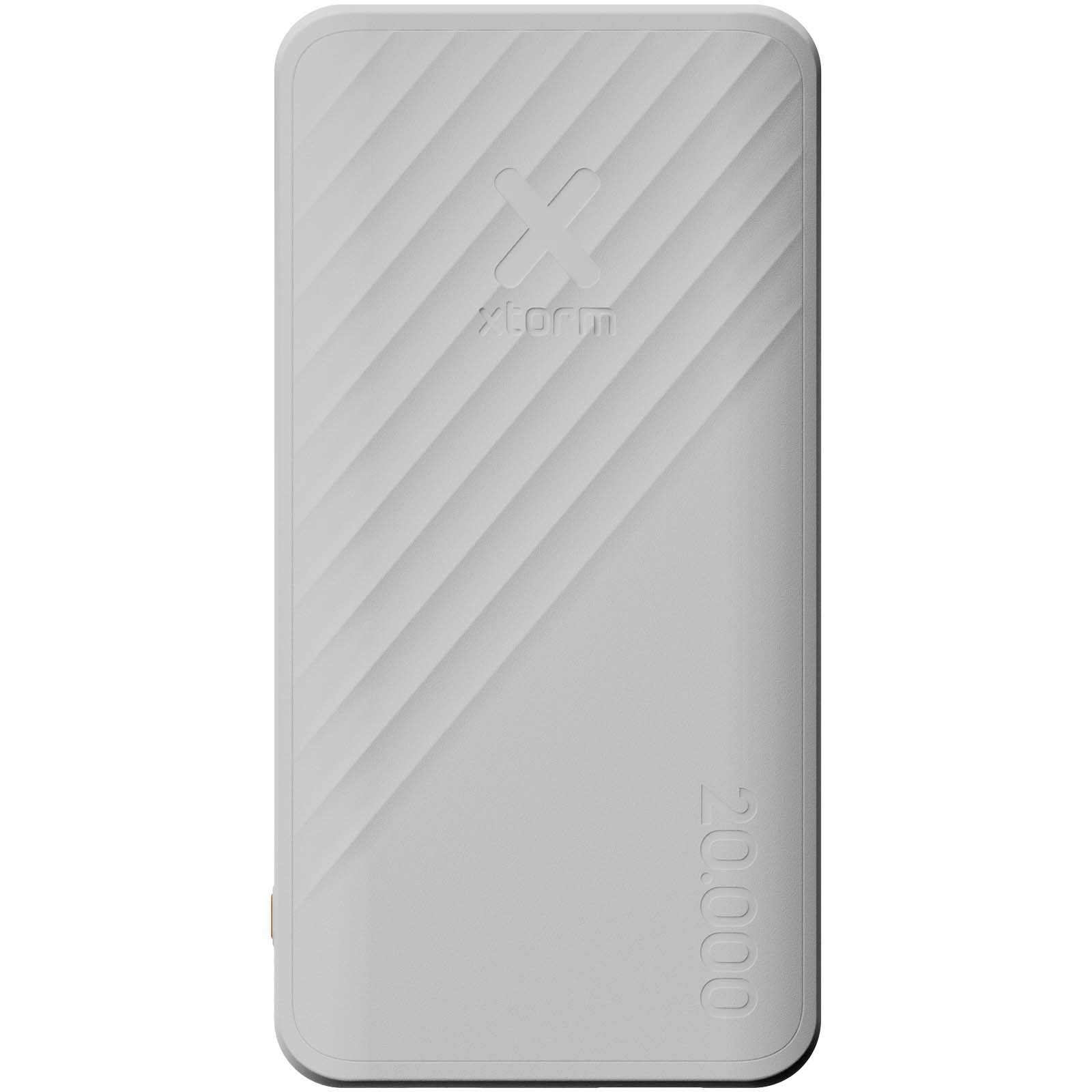 Xtorm Go2 20W 20 000mAh powerbank med snabbladdning - Vit, framsida