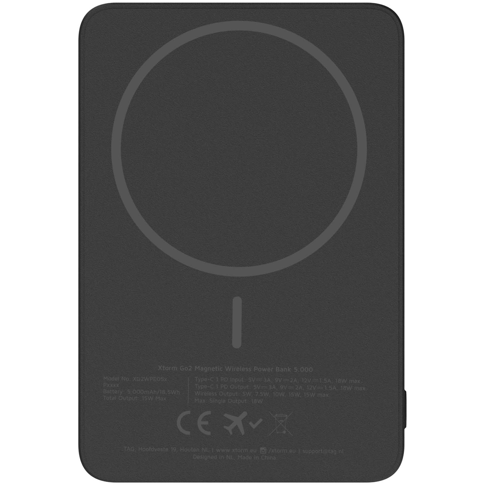 Xtorm Go2 trådlös powerbank på 15 W, 5 000 mAh