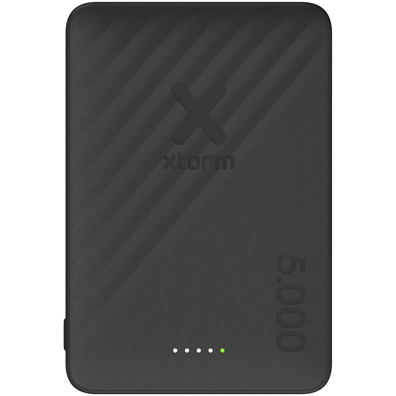 Xtorm Go2 trådlös powerbank på 15 W, 5 000 mAh - Svart, forside