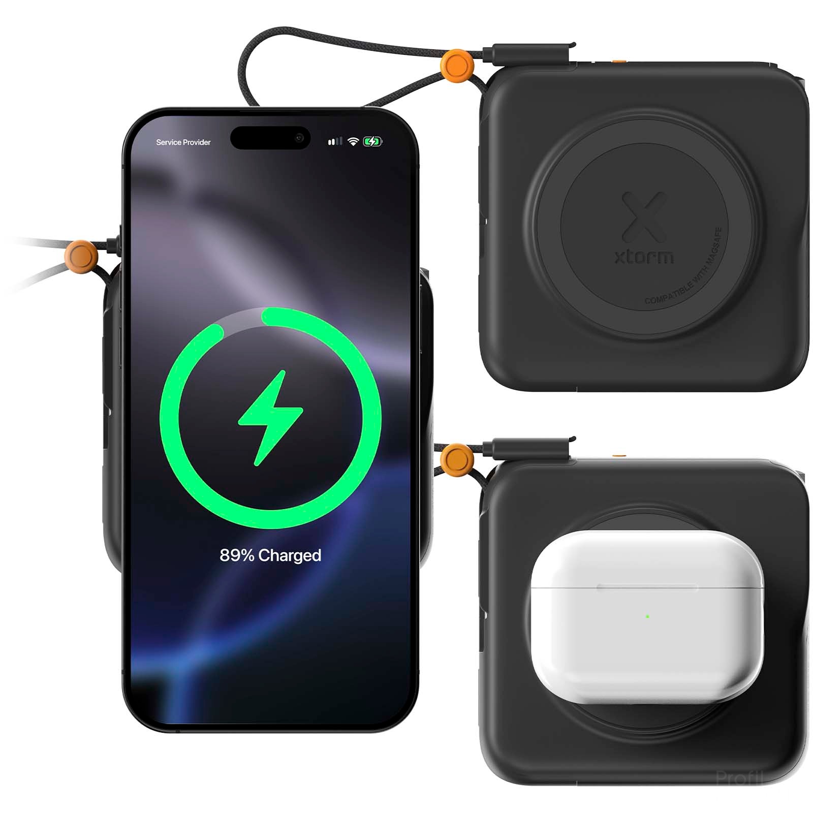 Xtorm TravelPro 30 W 3-i-1-reiselader på 10 000 mAh