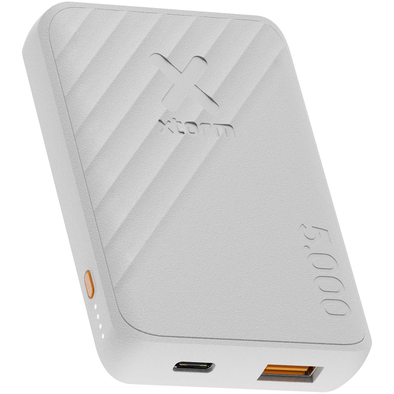 Xtorm XG205 Go2 hurtigladende powerbank på 12 W, 5 000 mAh med trykk