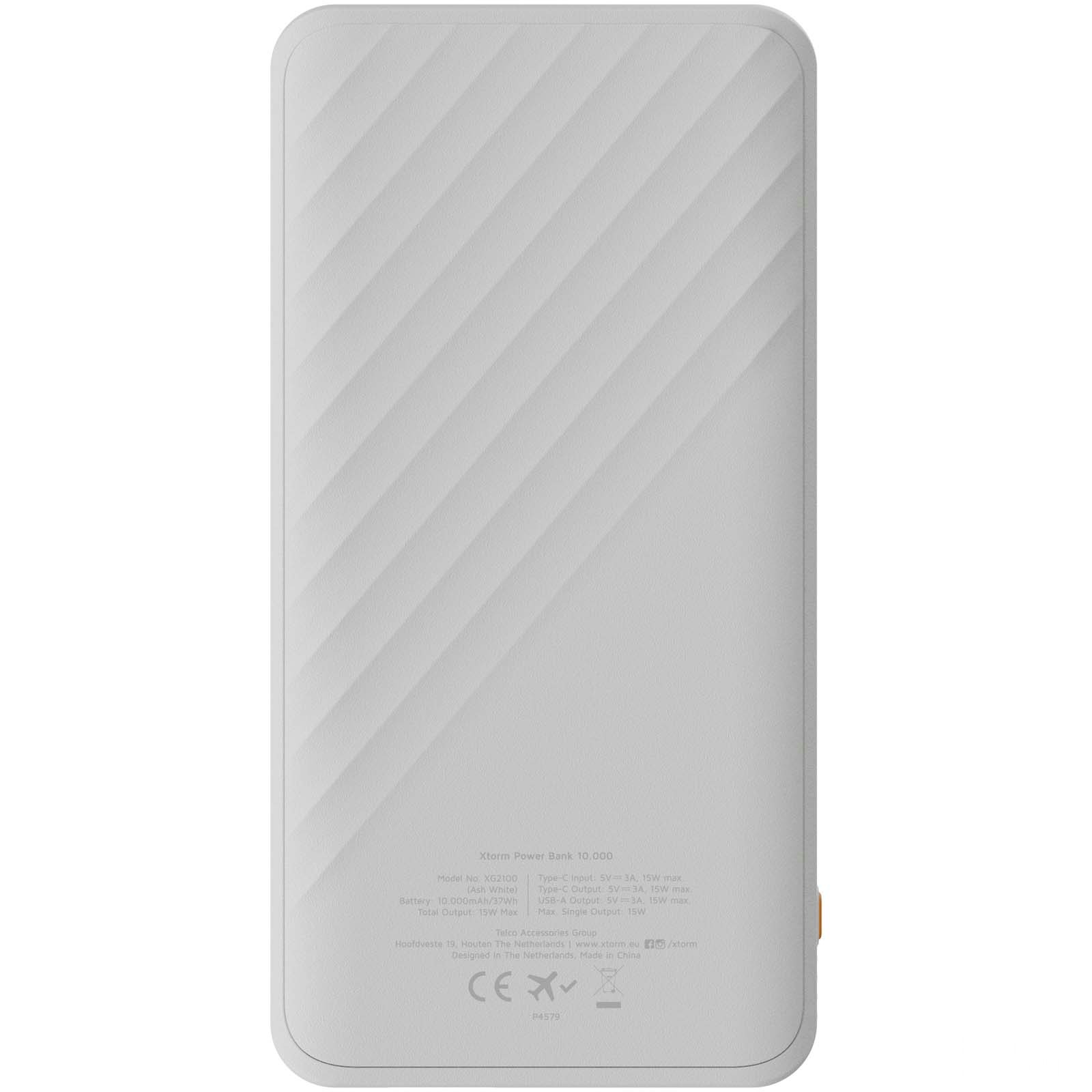 Xtorm XG210 Go2 hurtigladende powerbank på 15 W, 10 000 mAh med trykk