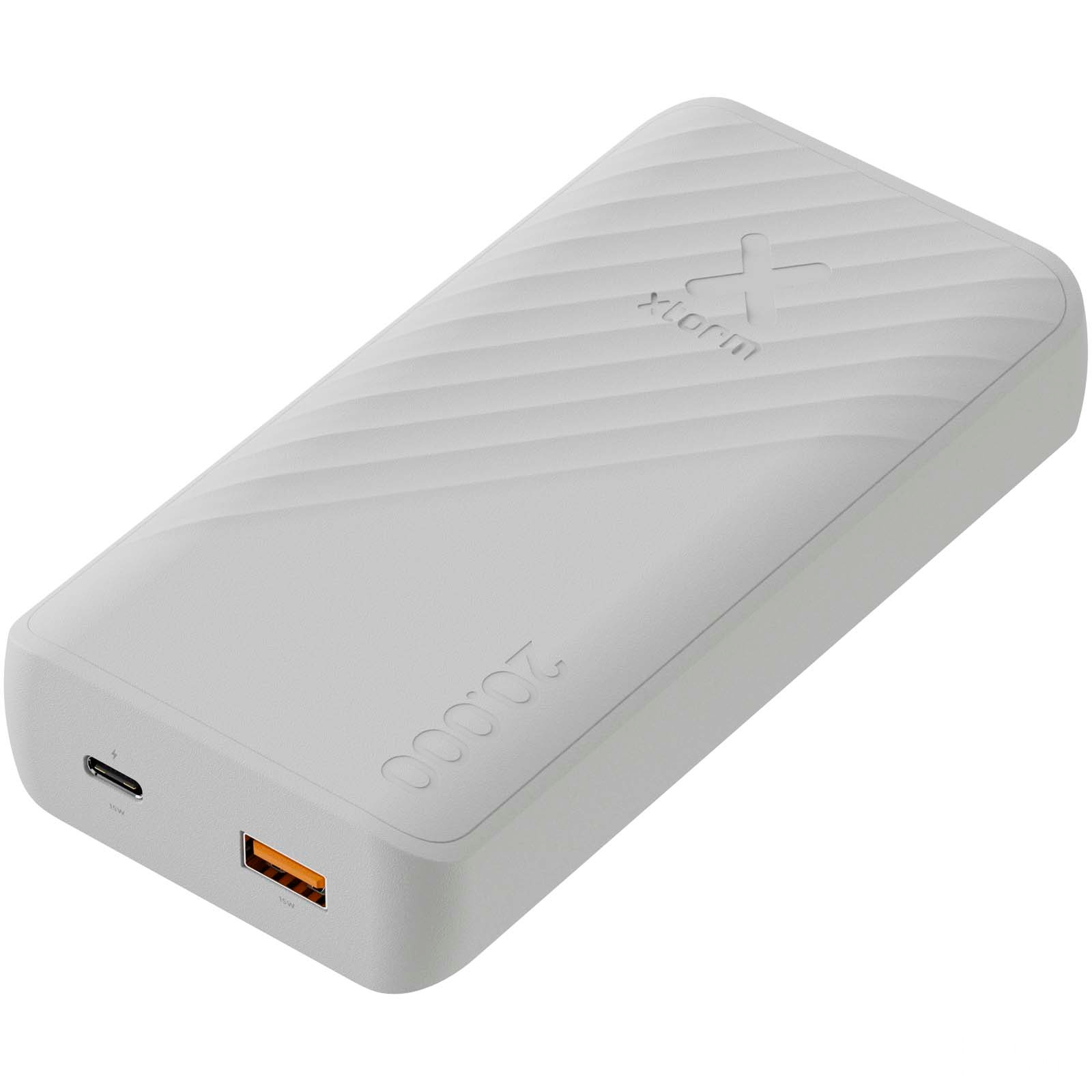 Xtorm XG220 Go2 hurtigladende powerbank på 15 W, 20 000 mAh med trykk