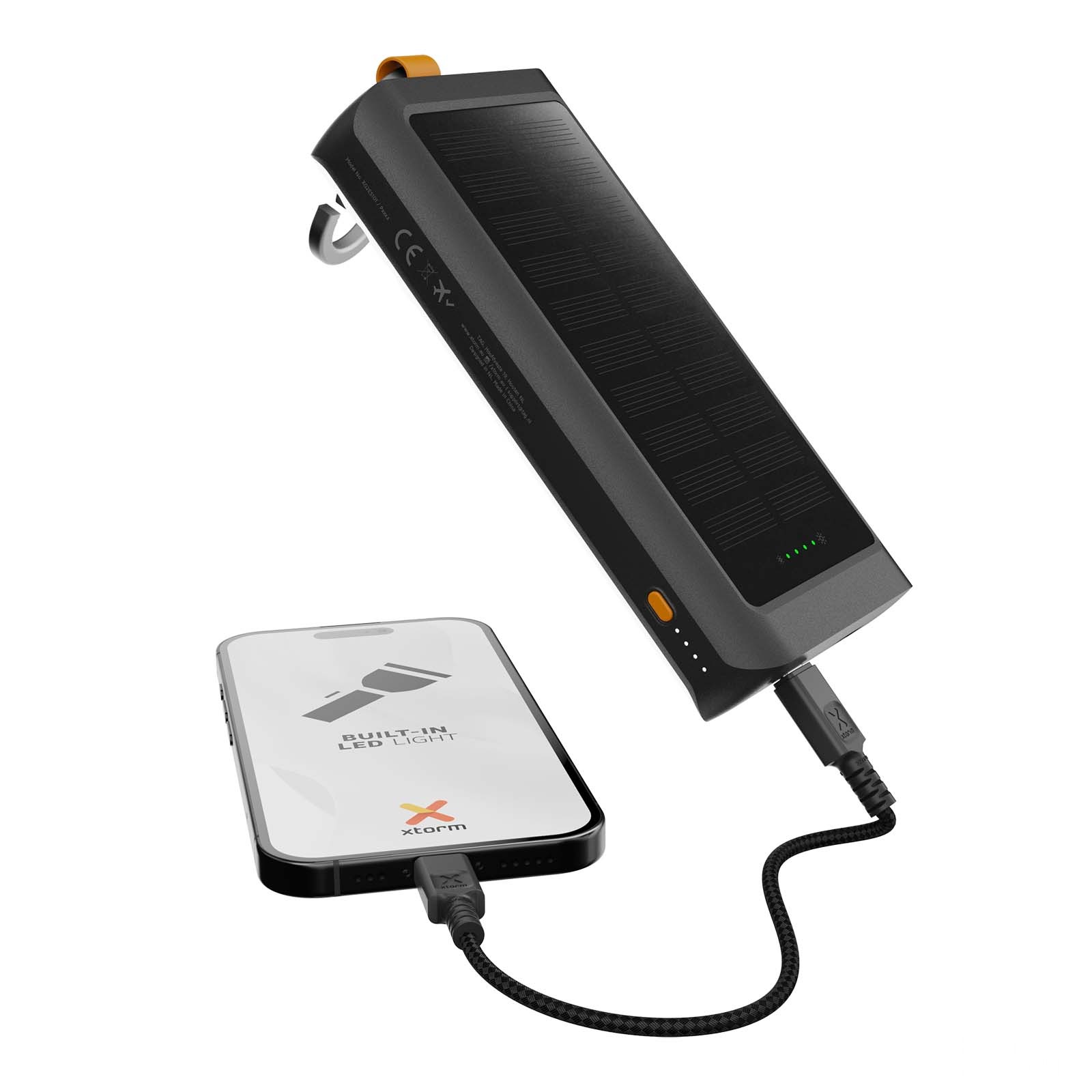 Xtorm XG2S101 Go2 10.000 mAh 15W solar power bank with light 
