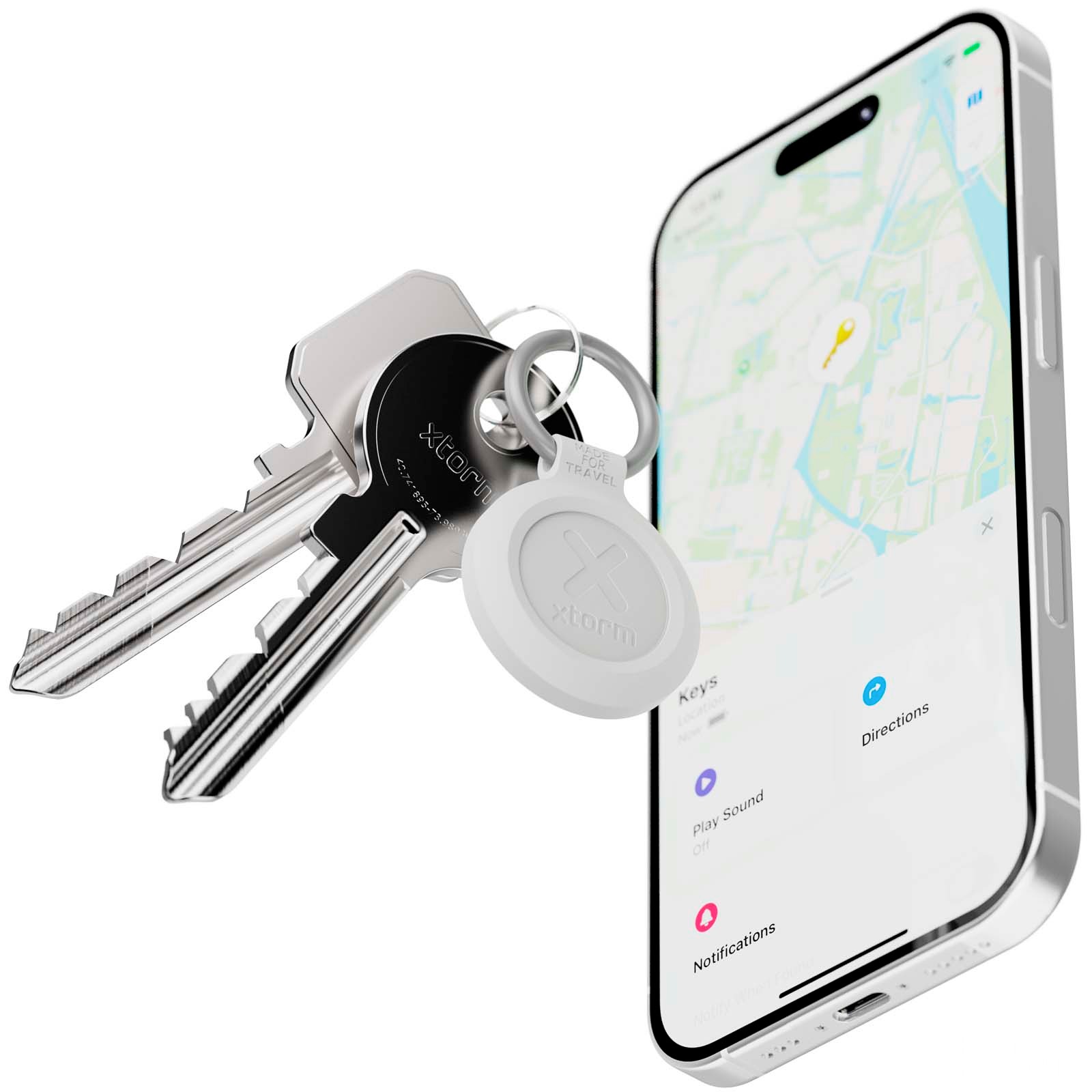 Xtorm XTAG2GA 3-pack vattentålig tracker