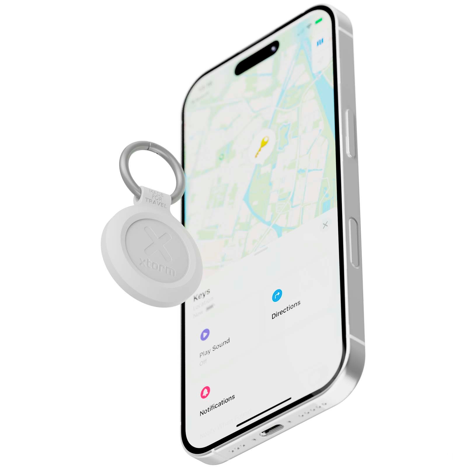Xtorm XTAG2GA vannbestandig tracker med trykk