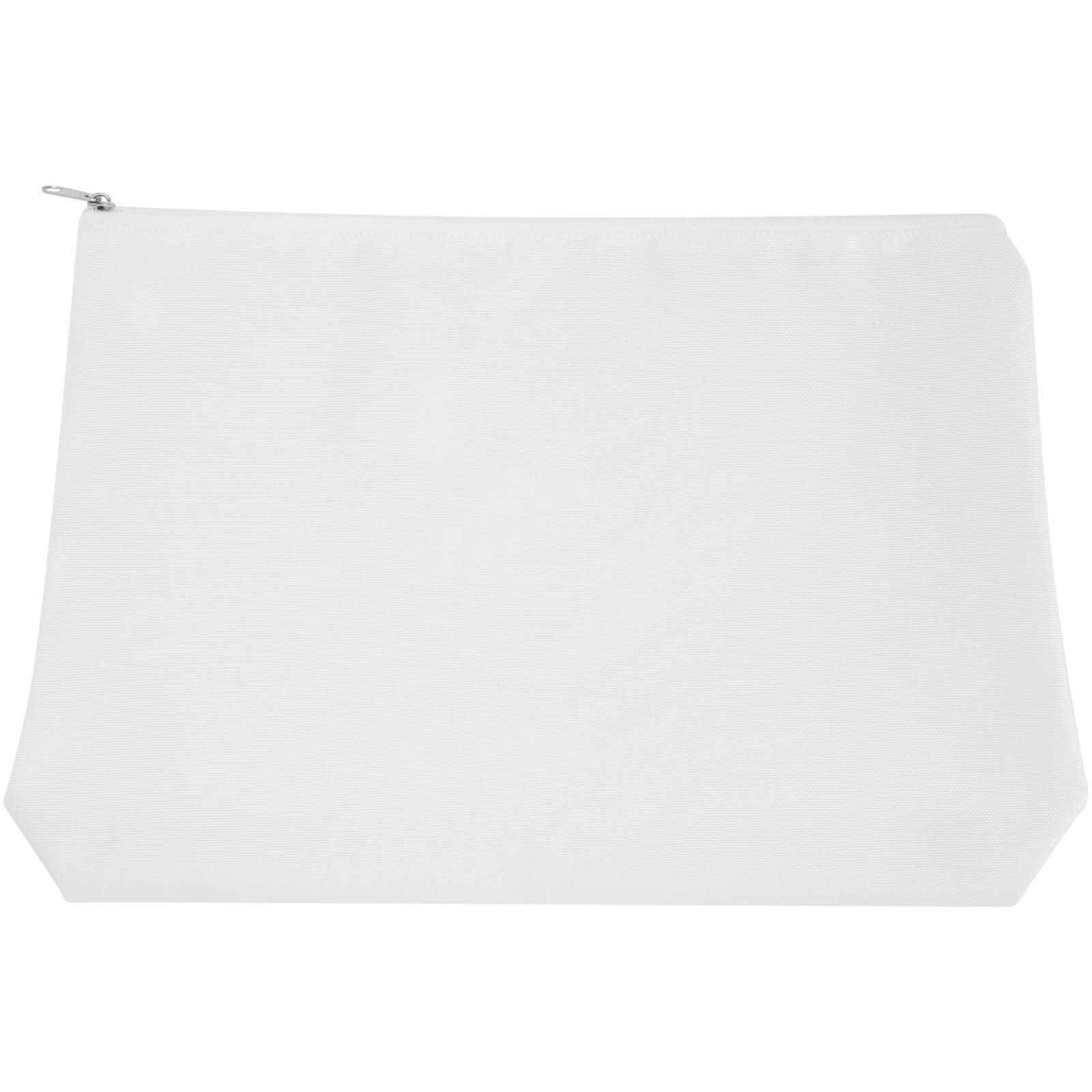 Ayla RPET-veske med sublimering – stor - Vit, forside
