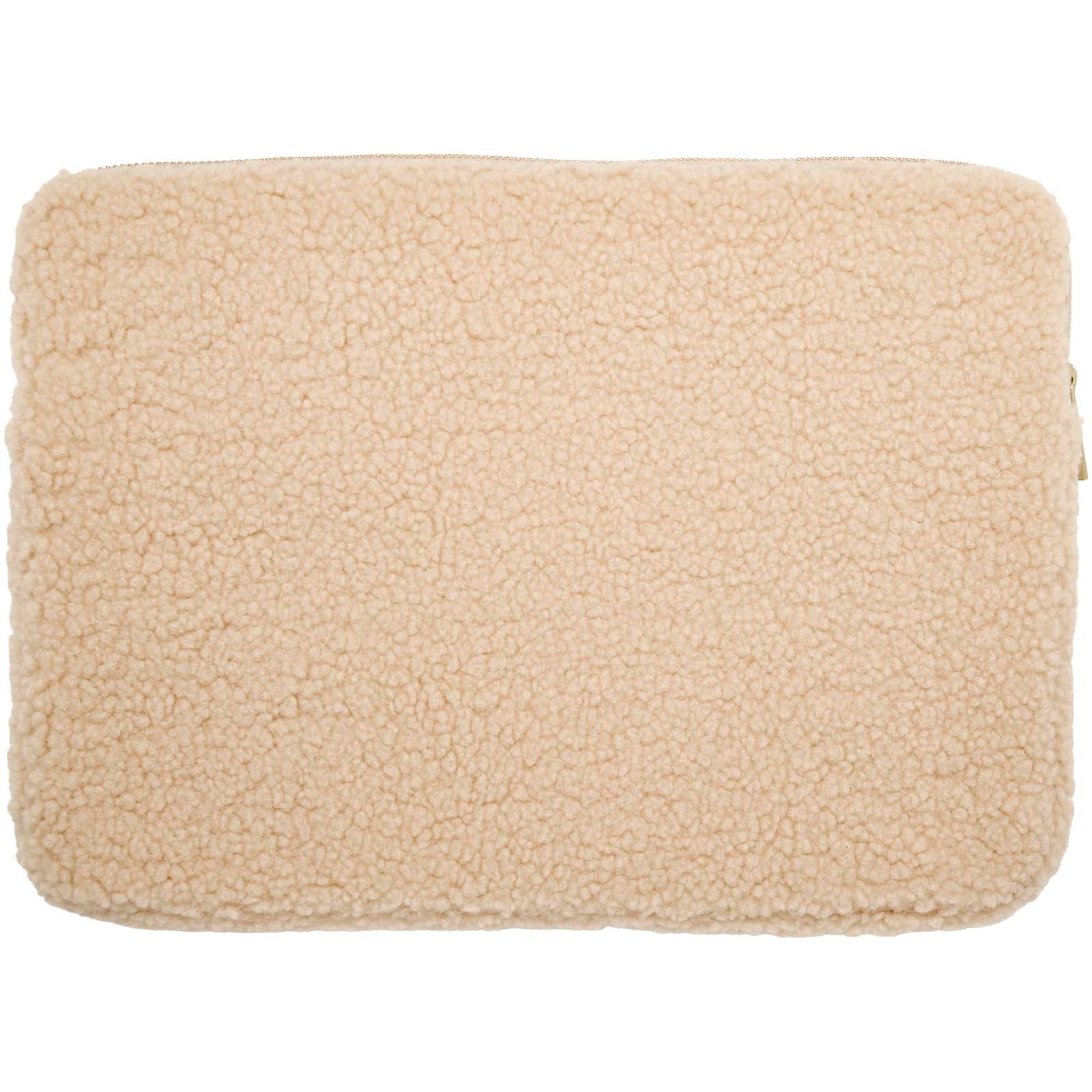 Bear 13" laptopfodral av GRS-återvunnen sherpa, 2 l