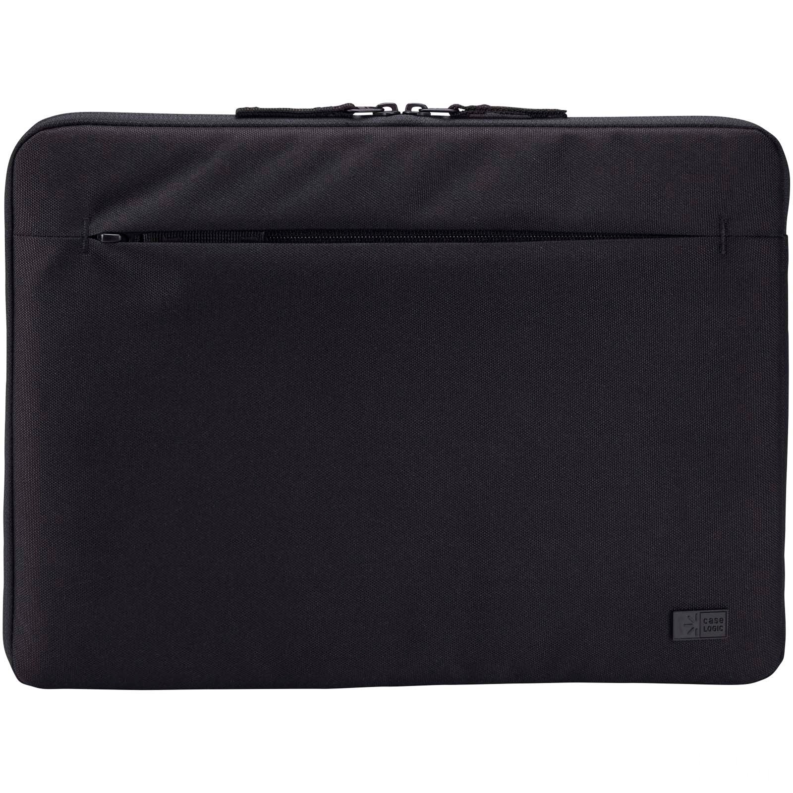 Case Logic Invigo 14" resirkulert laptopmappe med trykk - Svart, forside