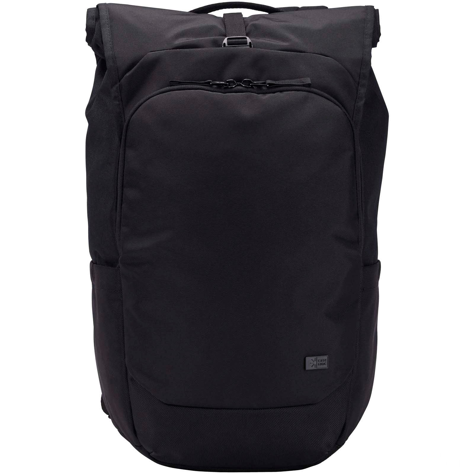 Case Logic Variate 17" utvidbar laptopveske med rulleåpning av resirkulert materiale med logo - Svart, forside