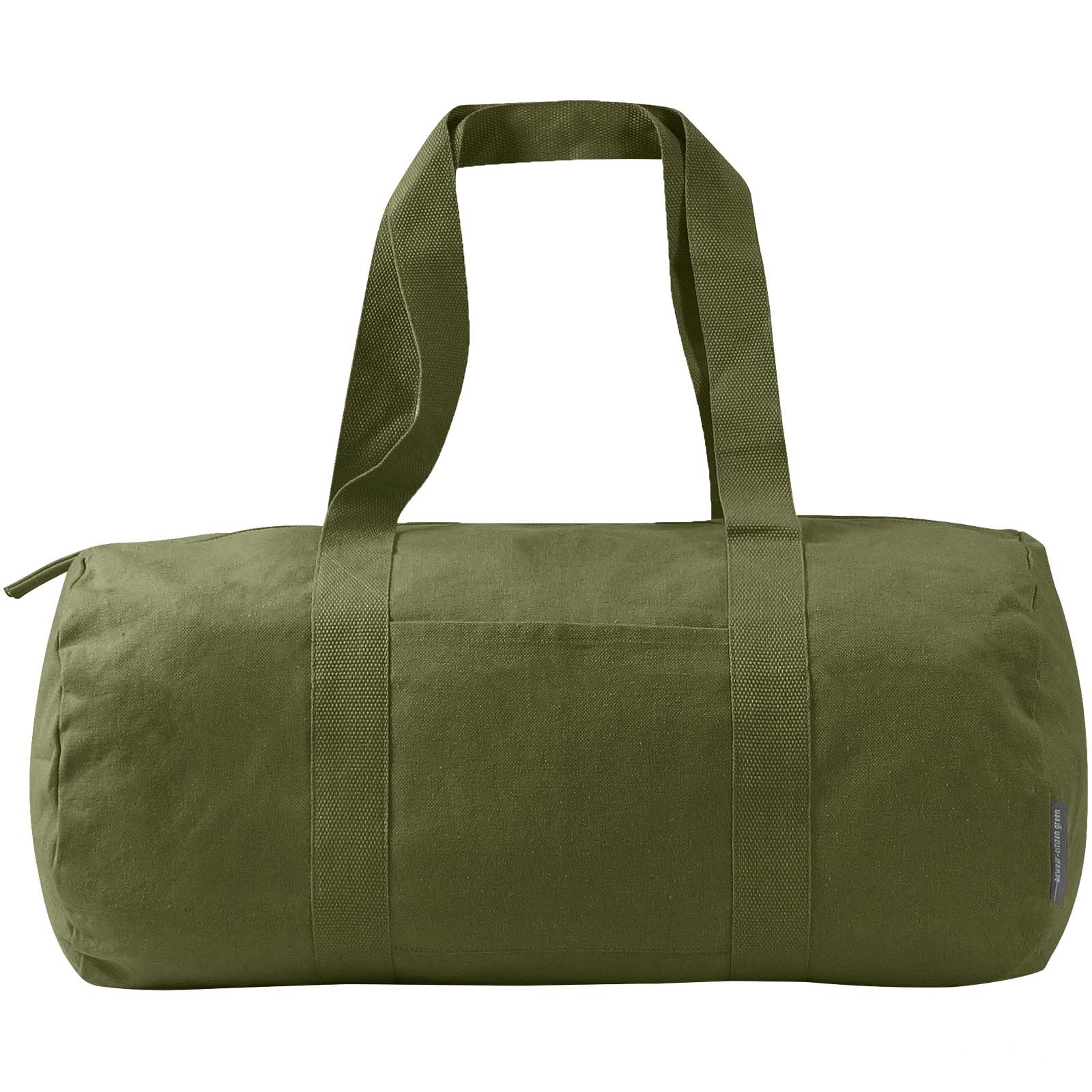 Citizen Green Higgins duffelbag for reiser - Khaki med trykk