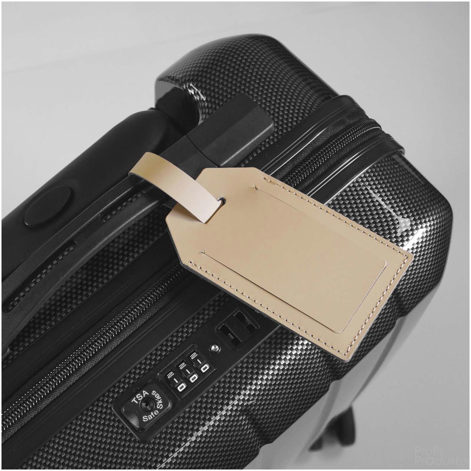 Citizen Green Milou luggage tag in recycled leather