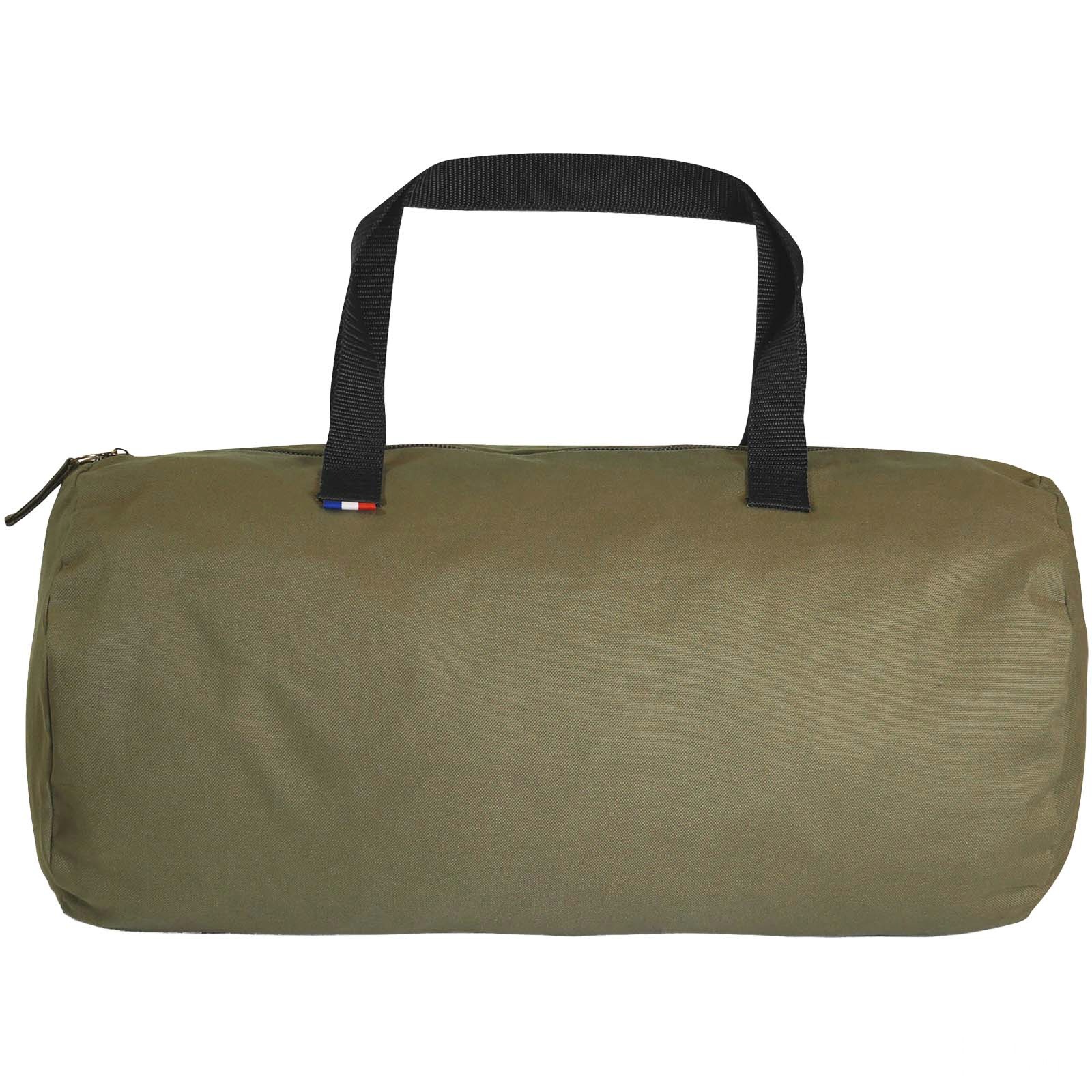 Citizen Green Pollux duffelbag i bomull - Khaki med trykk