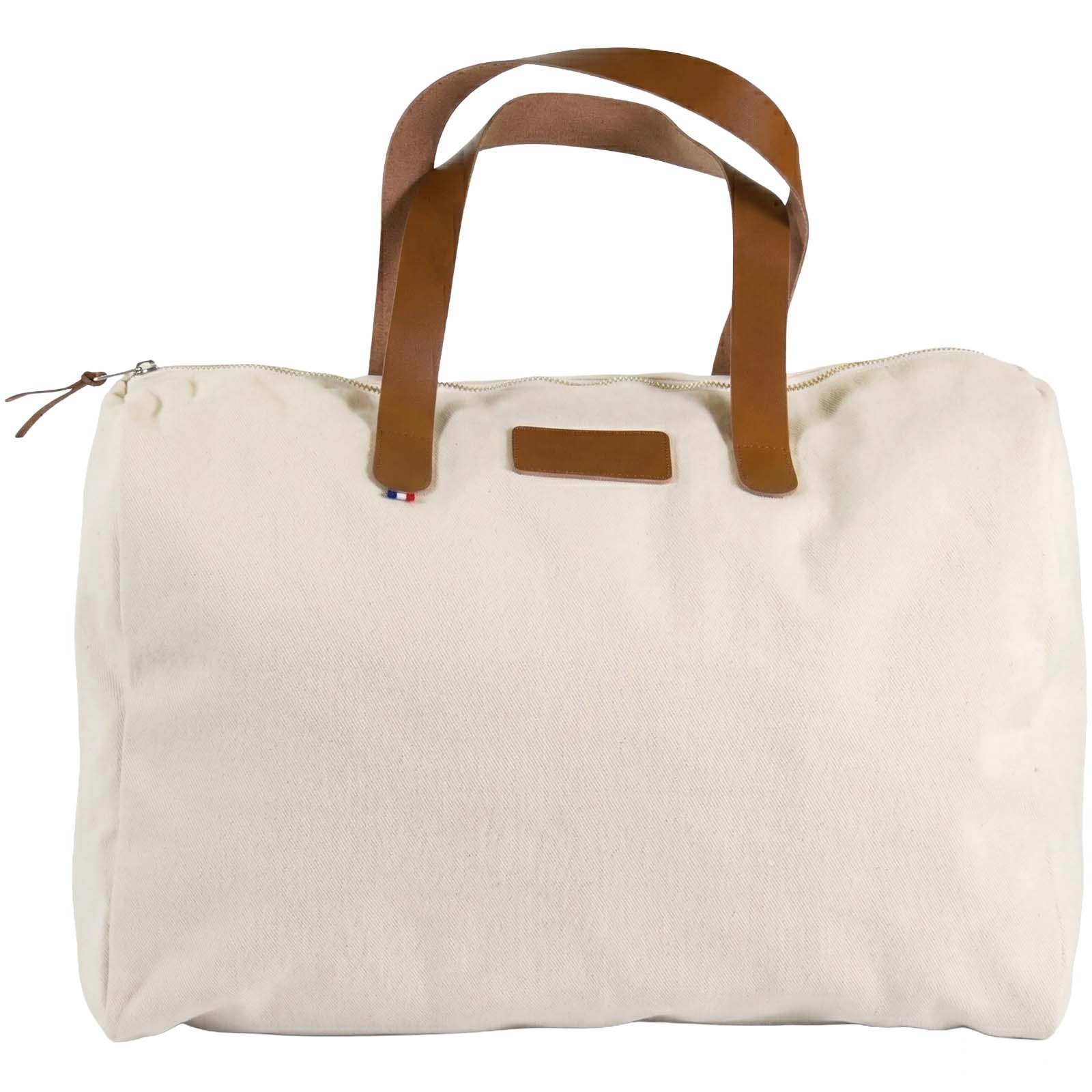 Citizen Green Rondeau weekendbag i økologisk bomull - Natur, forside