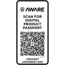 Crescent 500 g/m² Aware™ recycled crossbody bag - image 4