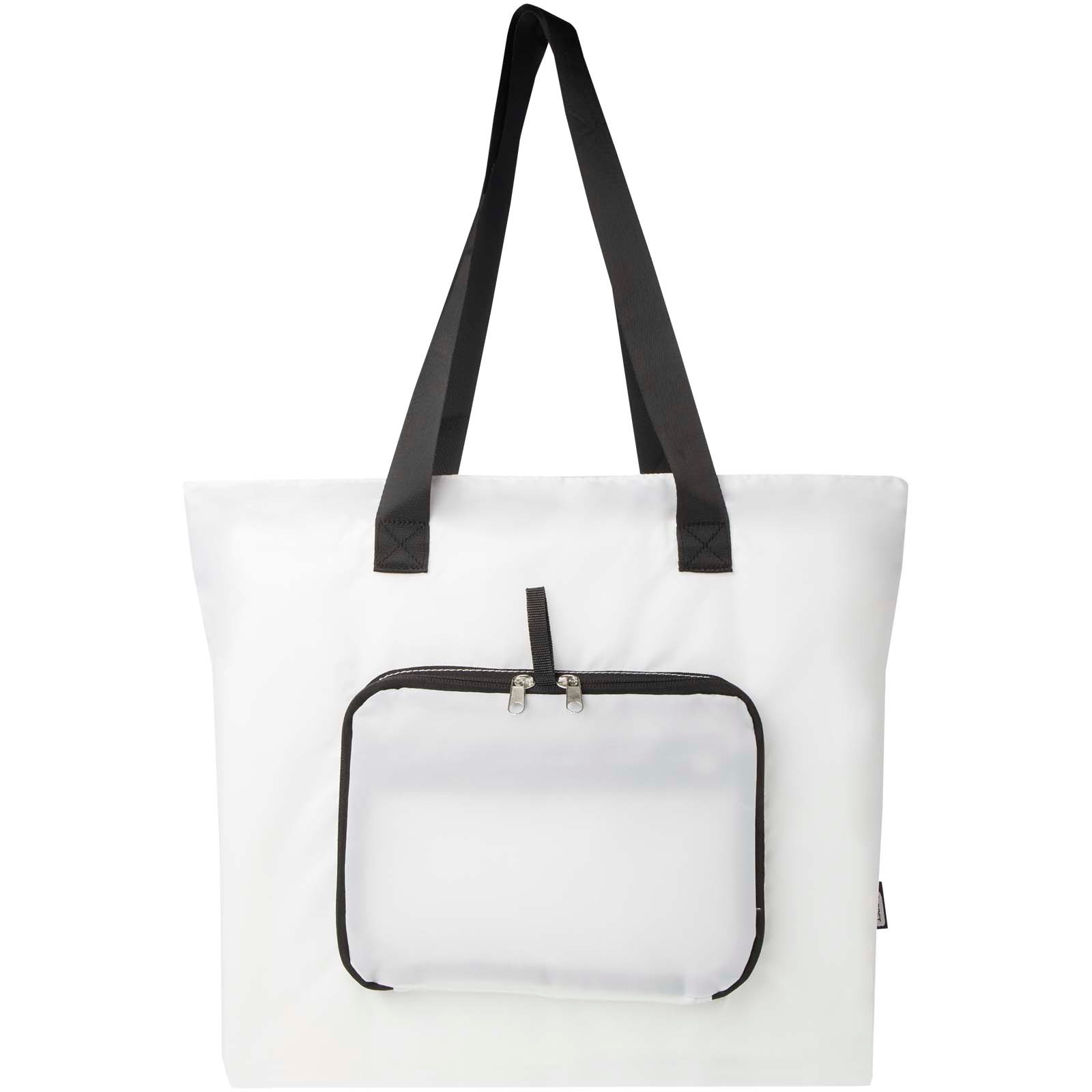 EcoFold sammenleggbart handlenett av RPET, 16L - Hvit, forside